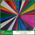 Qingyi hot sale glitter heat transfer vinyl with sheet size